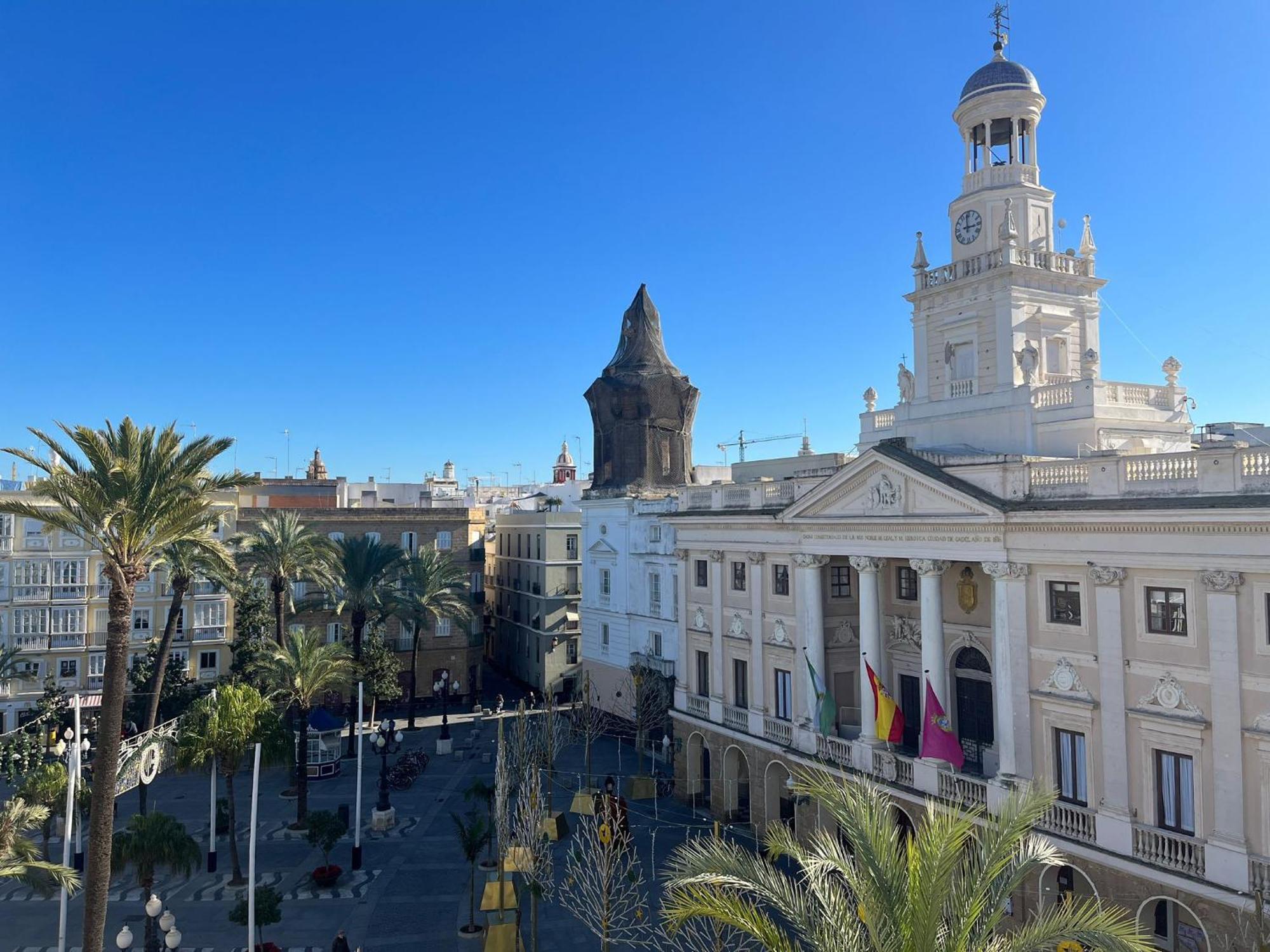 Penthouse La Plaza En Cadiz Centro Grupo Ac Gestion Apartment Bagian luar foto