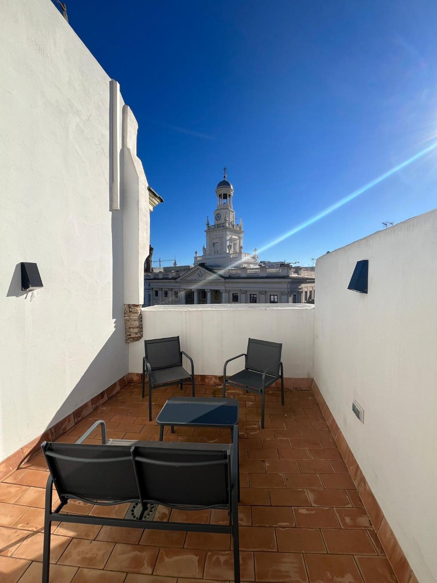 Penthouse La Plaza En Cadiz Centro Grupo Ac Gestion Apartment Bagian luar foto